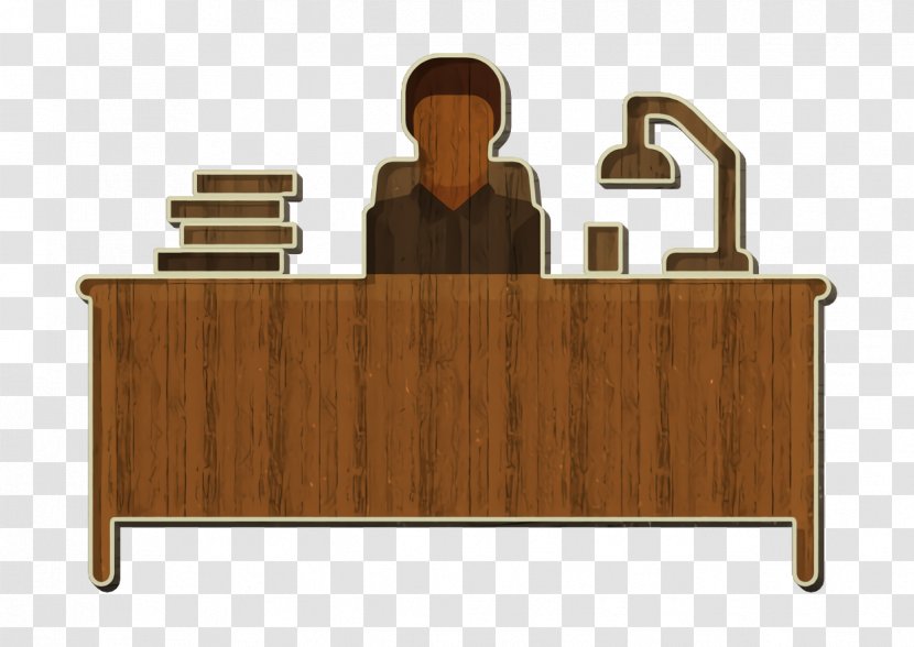 Management Icon Work Administrator - Wood Table Transparent PNG