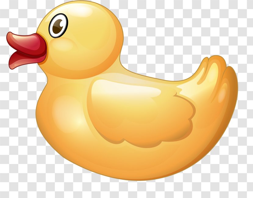 Duck - Ducks Geese And Swans - Cartoon Small Yellow Transparent PNG