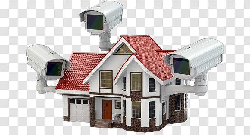 Home Security Alarms & Systems Surveillance Closed-circuit Television - System - House Transparent PNG