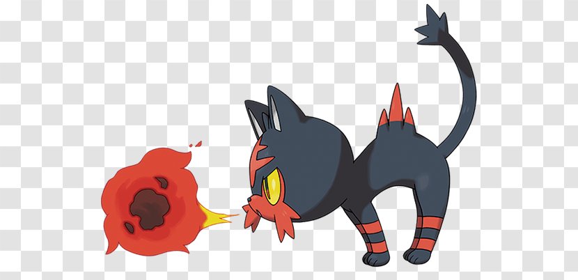 Pokémon Sun And Moon Litten The Company Alola - Organism - As Shatters Transparent PNG