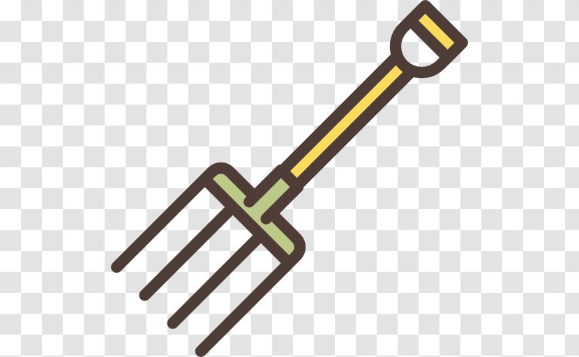 Cartoon Shovel Tool - Scalable Vector Graphics - An Iron Fork Transparent PNG