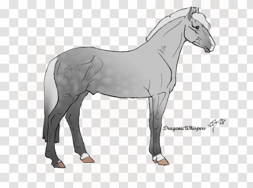 Mane Foal Mustang Bridle Stallion - Horse Transparent PNG