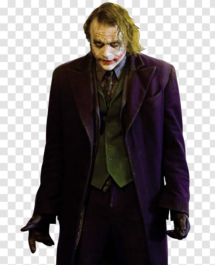 Joker Heath Ledger The Dark Knight Batman YouTube - Tuxedo Transparent PNG