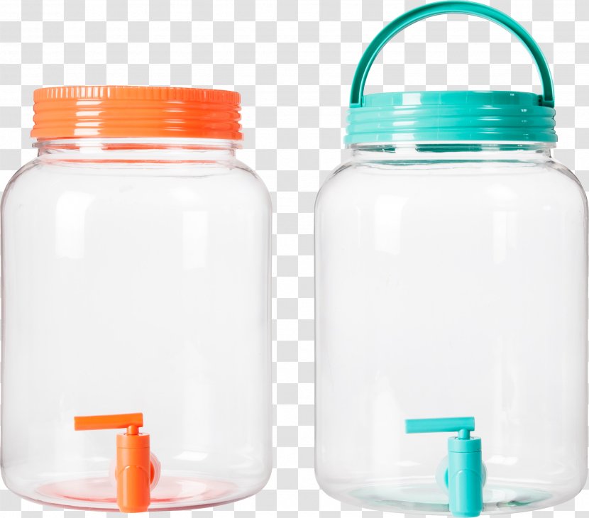 Water Bottles Plastic Bottle Jar Glass - Vegetable Transparent PNG