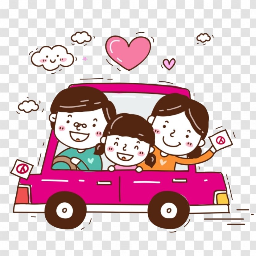 Cartoon Fundal Clip Art - Happy Family,Love,cloud Transparent PNG