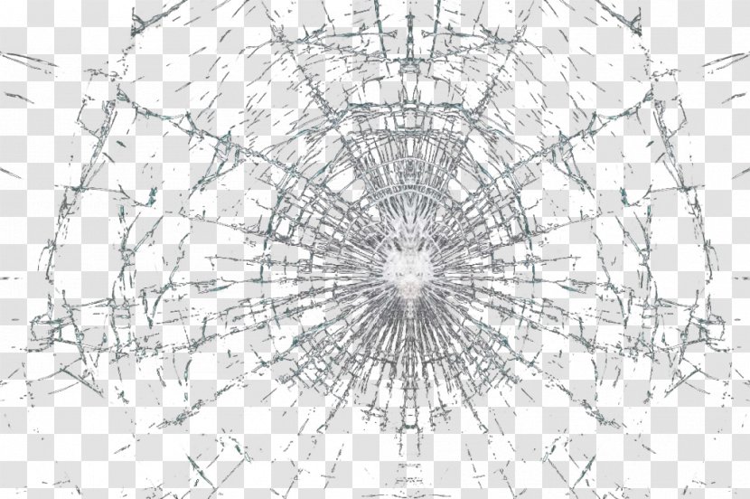 Black And White Drawing Pattern - Symmetry - Design Transparent PNG