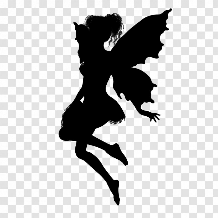 Silhouette Fairy Clip Art - Silhouettes Transparent PNG