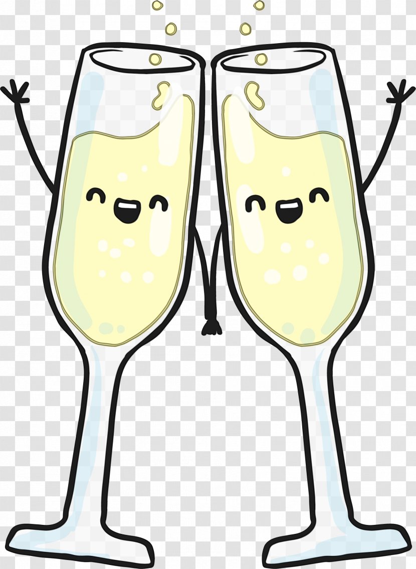Wine Glass - Smile - Tableware Transparent PNG