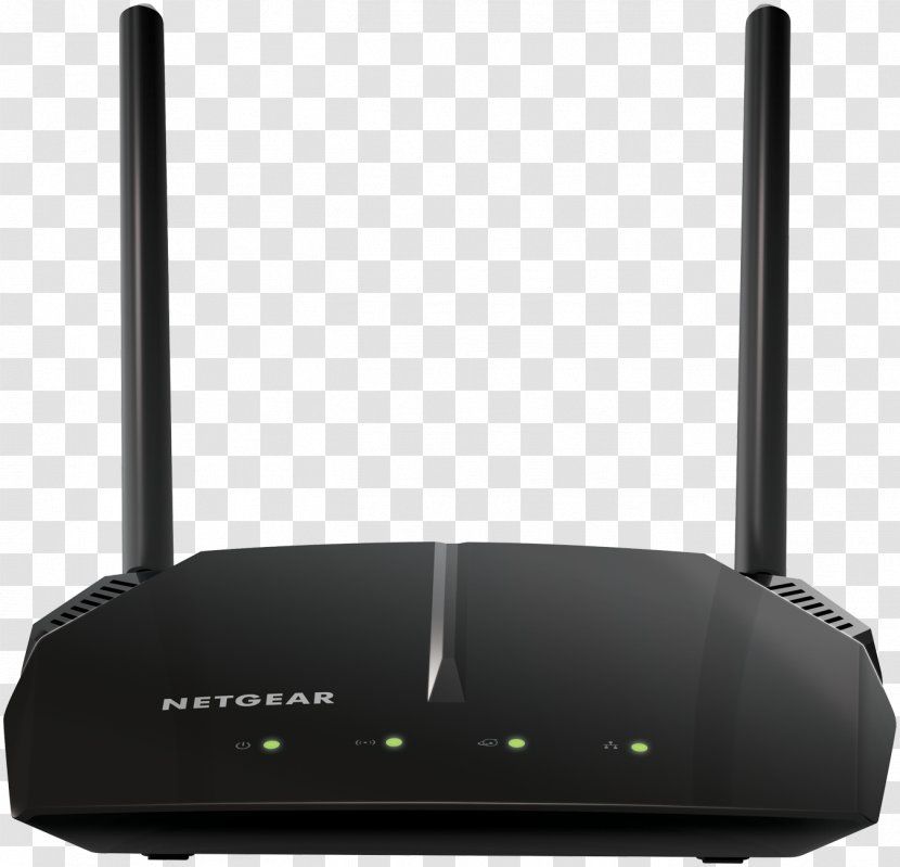 Wireless Router NETGEAR AC1200 Dual-Band WLAN WiFi 2.4 GHz R6120 - Netgear - Cable Modem Transparent PNG