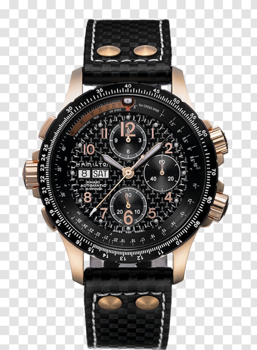 Hamilton Watch Company Amazon.com Chronograph Automatic - Metal - Khaki Transparent PNG