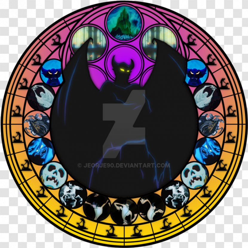 Stained Glass Chernabog Kingdom Hearts Jafar - Drawing - 3d Villain Transparent PNG