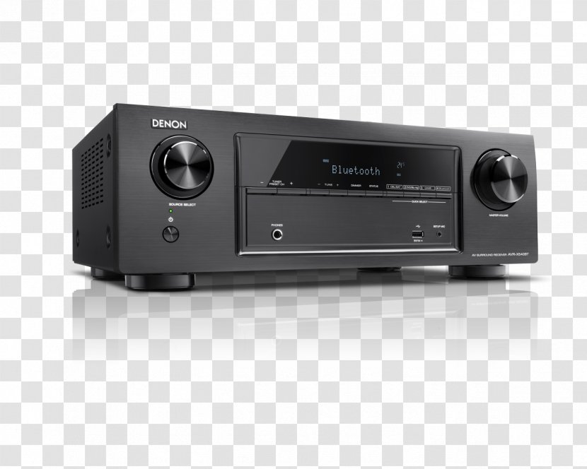 AV Receiver Denon AVR-X1300W AVR X2400H Dolby Atmos - Stereophonic Sound - Audio Transparent PNG