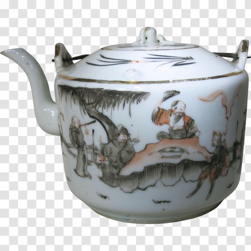 Tableware Kettle Teapot Ceramic Lid Transparent PNG