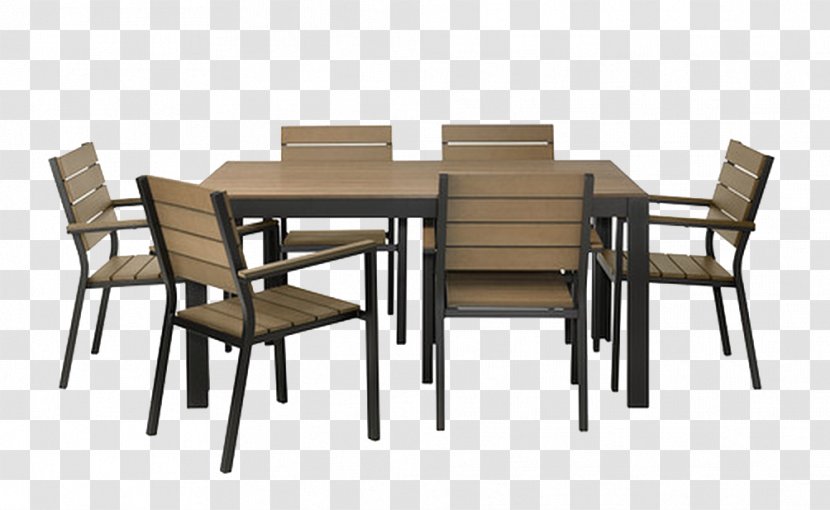 Table IKEA Chair Garden Furniture Dining Room - Silhouette - Outdoor Pic Transparent PNG