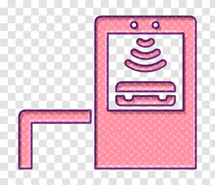 X Icon - Scanner - Rectangle Pink Transparent PNG