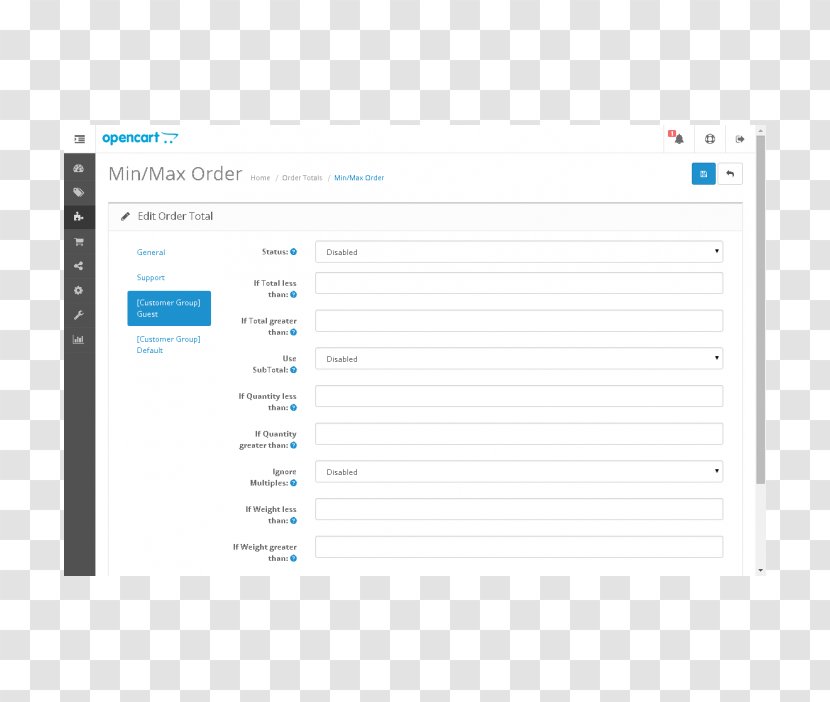 OpenCart Key Management PrestaShop Screenshot - Opencart - Document Transparent PNG