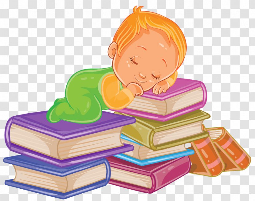 Cartoon Reading Child Toy Clip Art - Toddler Learning Transparent PNG