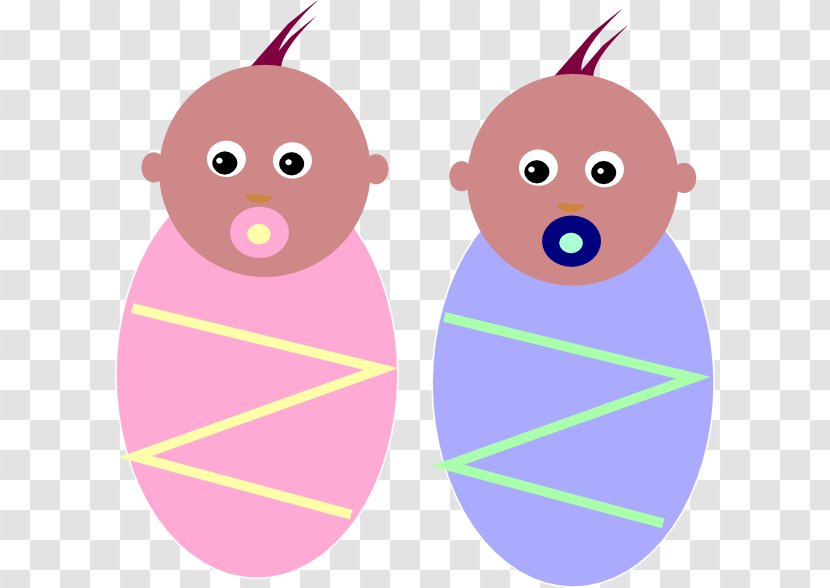 Diaper Infant Clip Art - Twins Transparent PNG