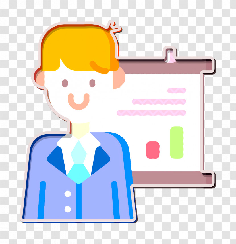 Leadership Icon Chart Icon Presentation Icon Transparent PNG