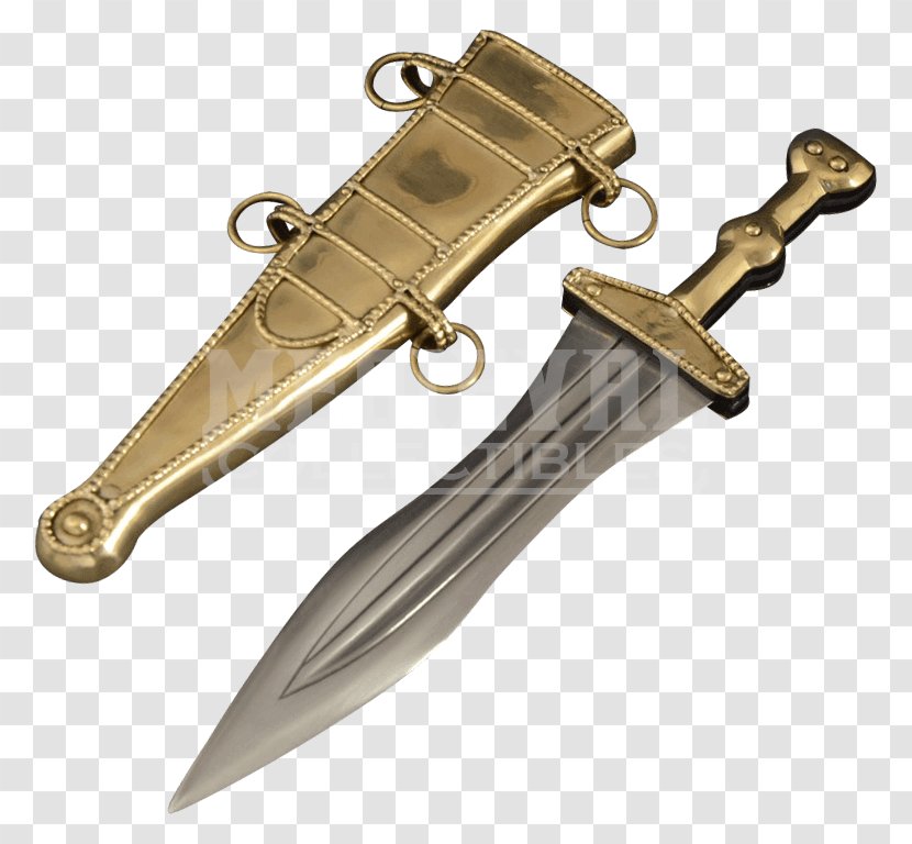 Military Of Ancient Rome Pugio Bowie Knife Roman Army - Gladiator Transparent PNG