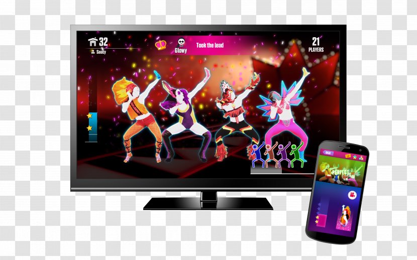 Just Dance 2014 4 Wii 2015 - Lcd Tv - Playstation 3 Transparent PNG