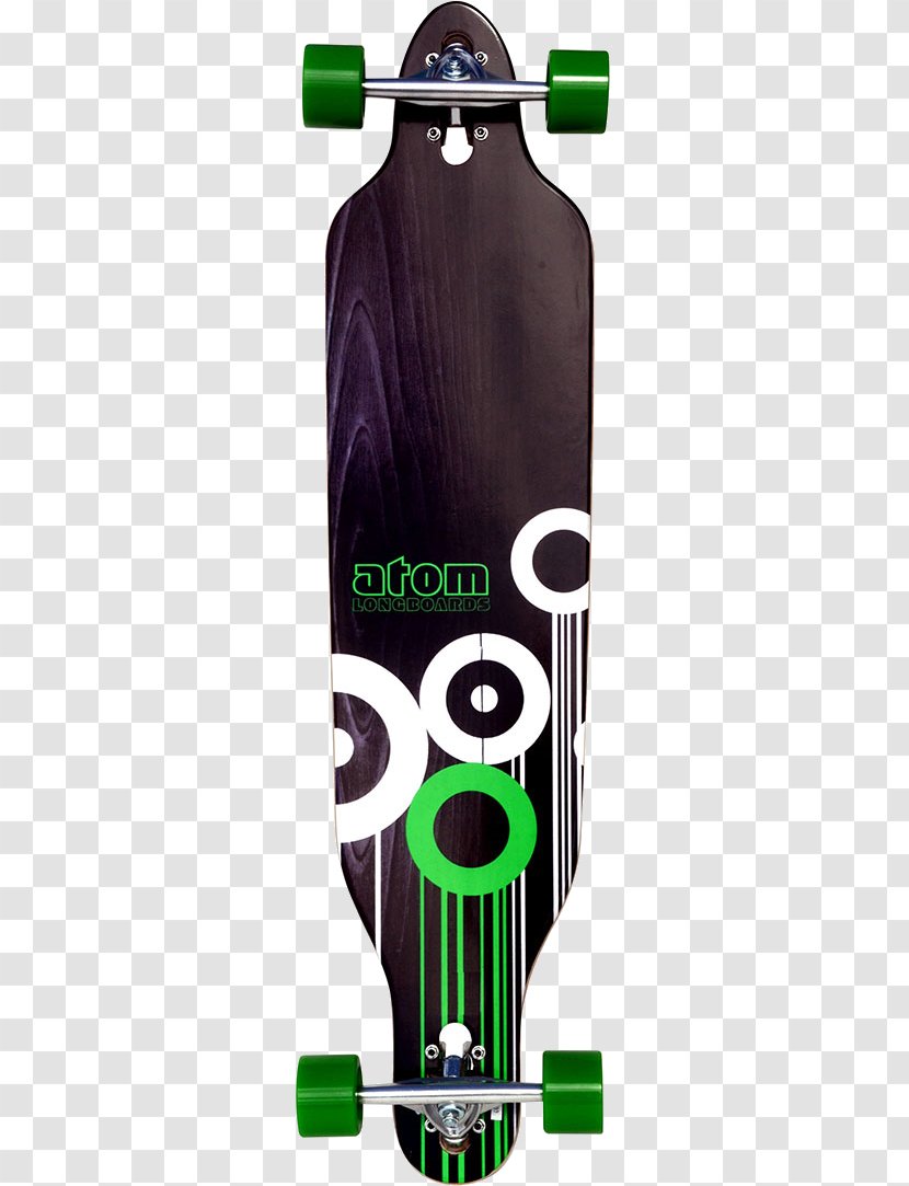 Atom Drop-Through Longboard Drop Deck Skateboard Downhill Mountain Biking Transparent PNG