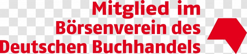 Börsenverein Des Deutschen Buchhandels E.V. Bookselling Red Edition Tiessen - Typeface - Moravian Book Shop Transparent PNG