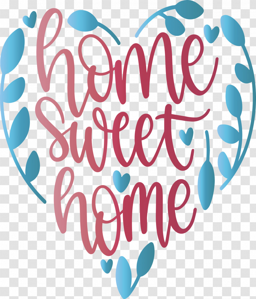 Family Day Home Sweet Home Heart Transparent PNG