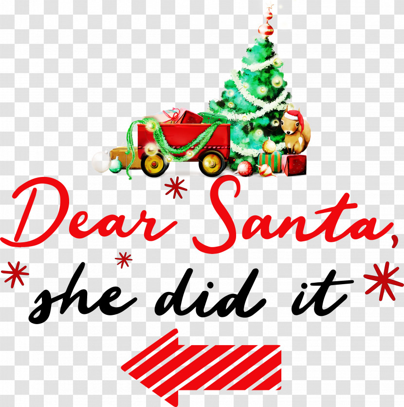 Dear Santa Santa Claus Christmas Transparent PNG