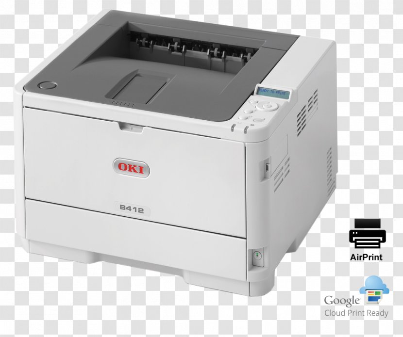 Oki Electric Industry Multi-function Printer Data Corporation Laser Printing - Monochrome Transparent PNG