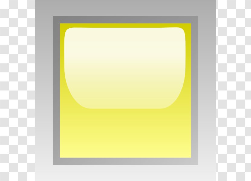 Square Light-emitting Diode Clip Art - Button - Yellow Cliparts Transparent PNG