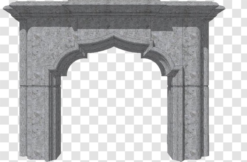 Column Stone Grey - Gray Pillar Material Free To Pull Transparent PNG