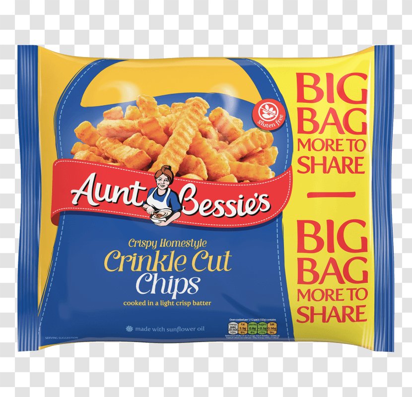 Aunt Bessie's French Fries Mashed Potato Junk Food Baked - Flavor - Turmeric Starch Transparent PNG