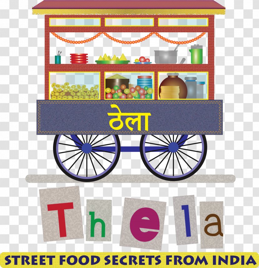 Street Food Indian Cuisine Thela Squid As Chaat - Text - Vendors Transparent PNG