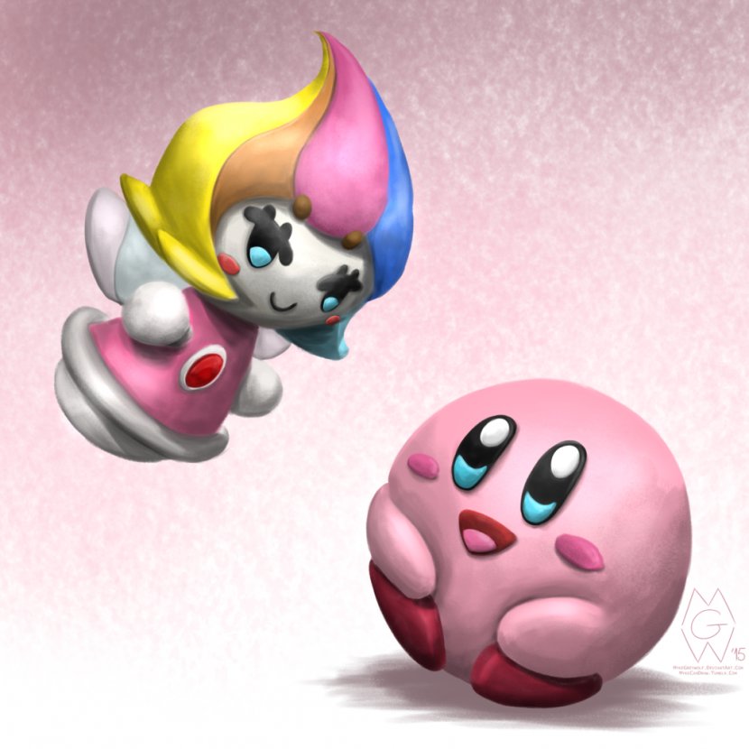 Kirby And The Rainbow Curse 64: Crystal Shards Desktop Wallpaper - 64 Transparent PNG