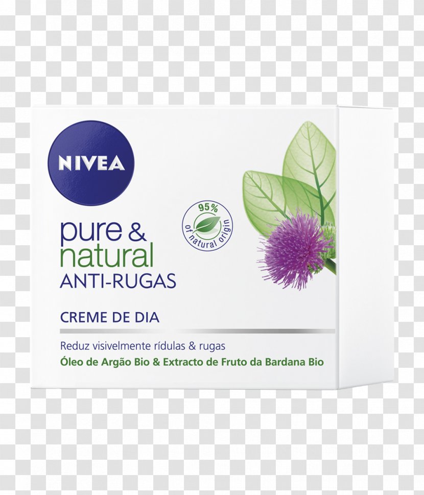 Nivea Buttercream Brand Face - Flower - Pure Natural Transparent PNG