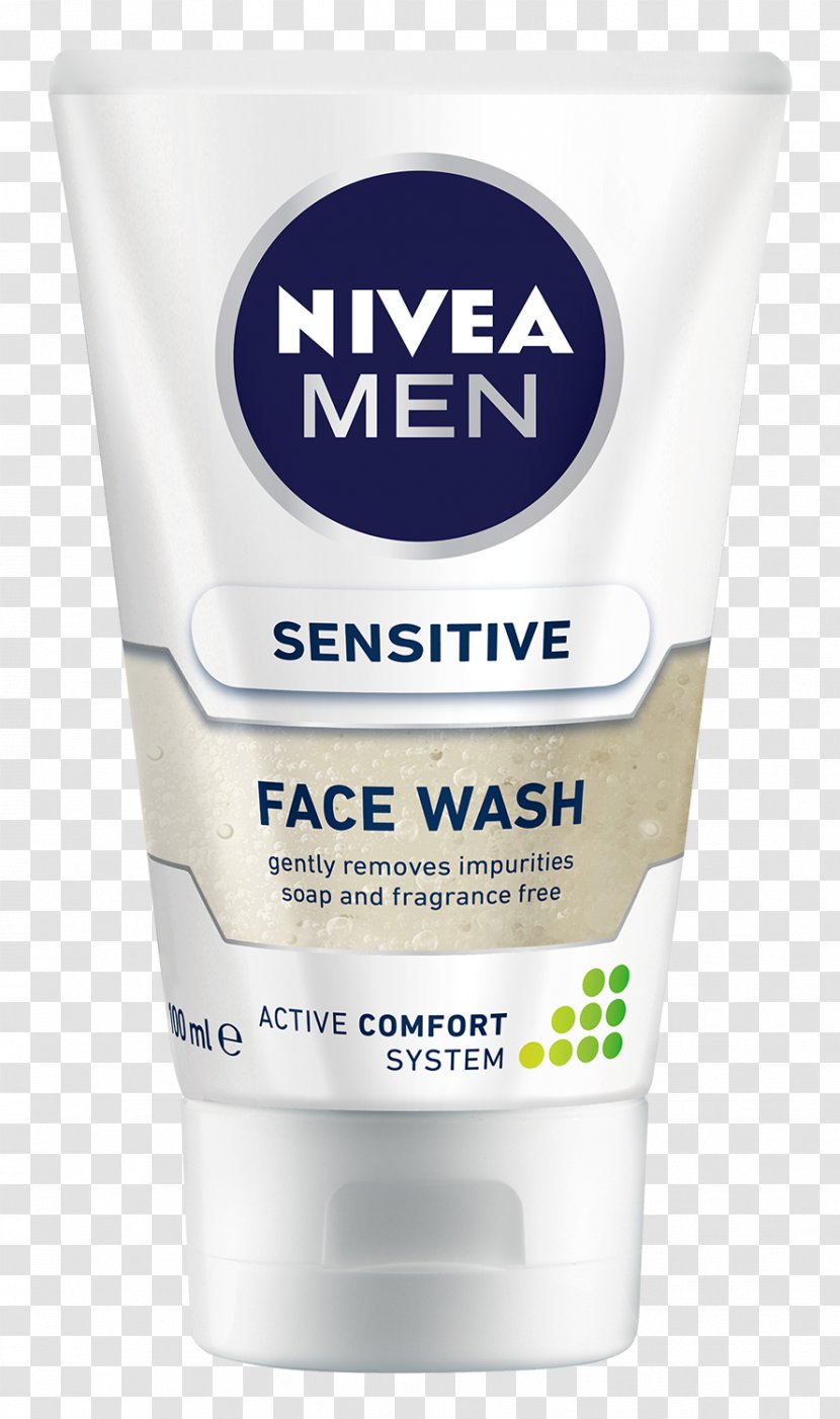 NIVEA Men Moisturizing Face Wash Cleanser Aftershave Moisturizer - Gel Transparent PNG