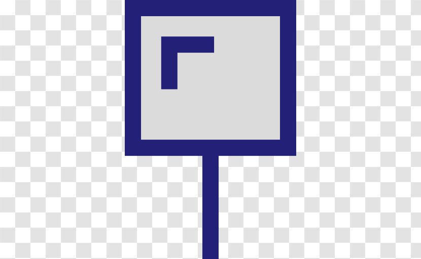 Electric Blue Symbol Rectangle - Sign Transparent PNG