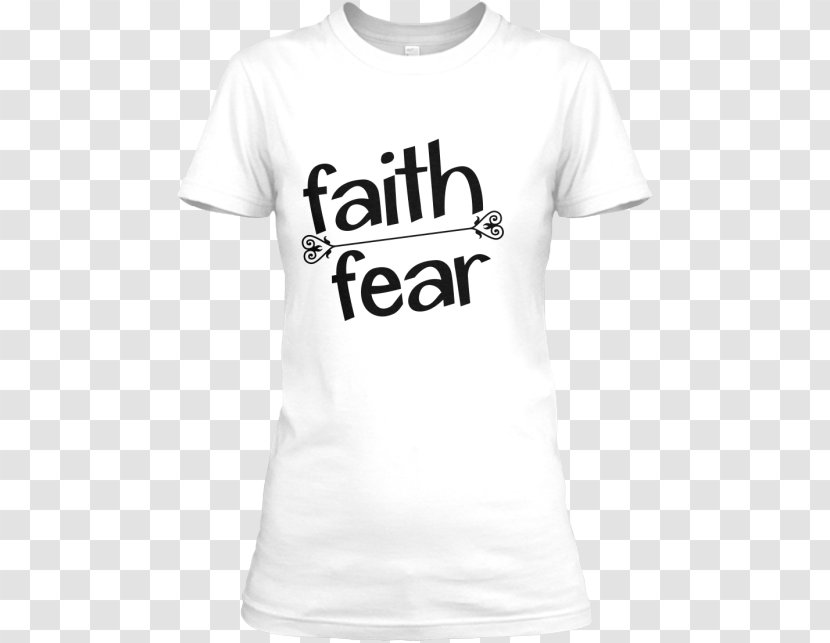 T-Shirt For Mens Walter White Sleeve - Typography - Faith Over Fear Transparent PNG