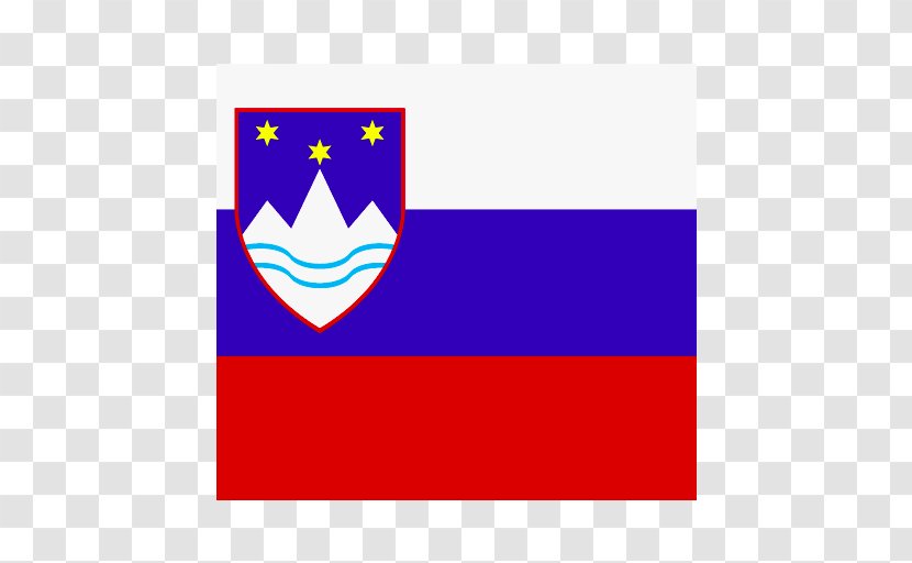 Flag Of Slovenia Red Blue Transparent PNG