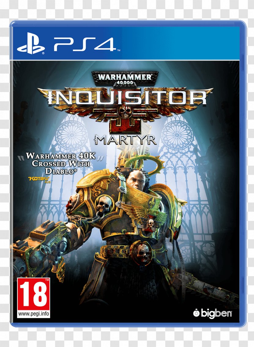 Warhammer 40,000: Inquisitor - Xbox One - Martyr PlayStation 4 Video GameWarhammer 40.000 Transparent PNG