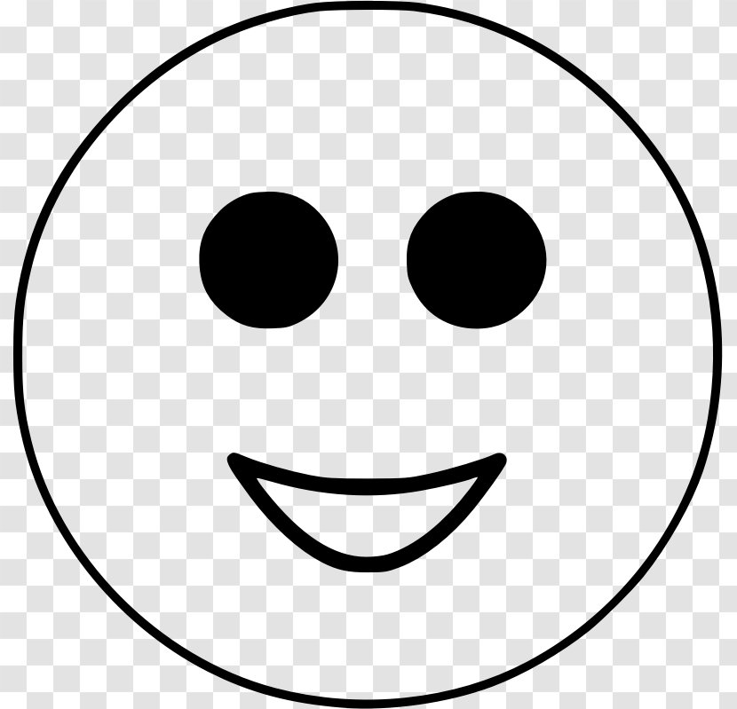 Smiley Black And White Clip Art - Smile Transparent PNG