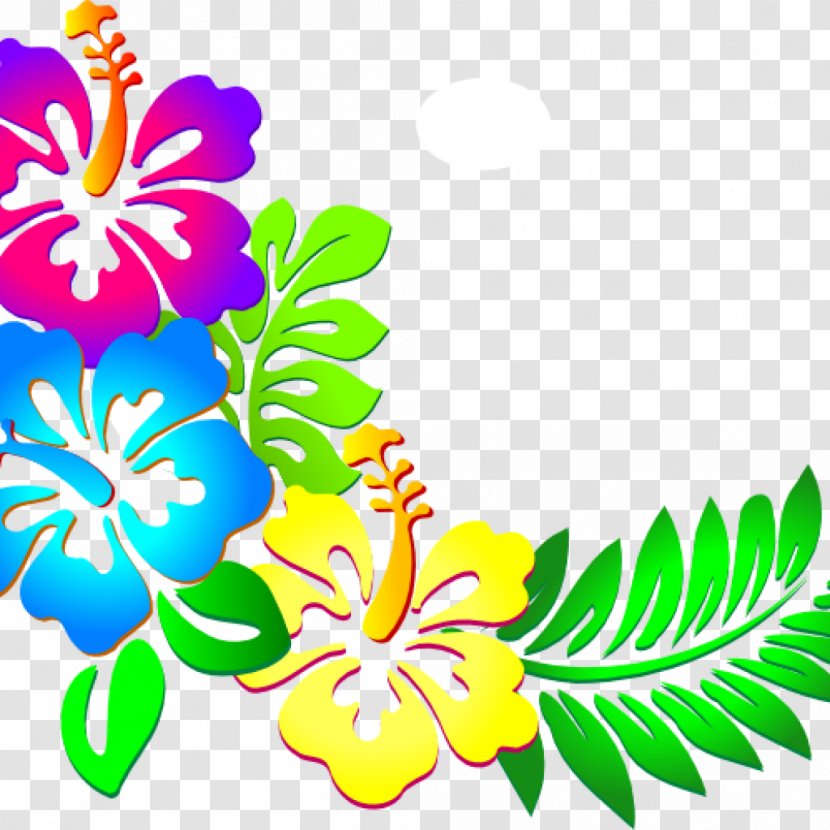 Hawaiian Language Clip Art Luau Flower - Artwork Transparent PNG