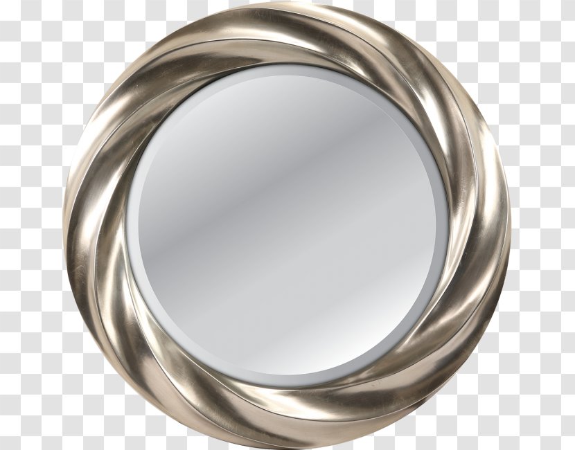 Mirror Silver Picture Frames Circle Bathroom - Gold Plating - Frame Transparent PNG