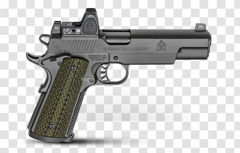 Springfield Armory 10mm Auto Firearm M1911 Pistol Trijicon - Sale Spring Transparent PNG
