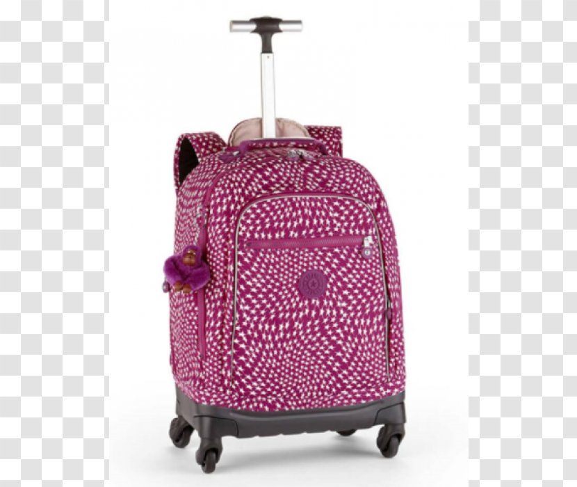 Backpack Kipling Suitcase Handbag Baggage - Hand Luggage - Cola Swirl Transparent PNG