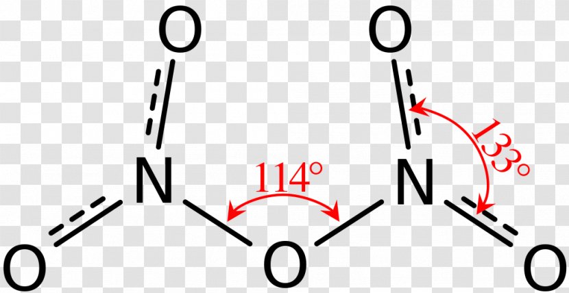 Dinitrogen Pentoxide Trioxide Lewis Structure Chemical Formula - Oxide - Nitrogen Transparent PNG