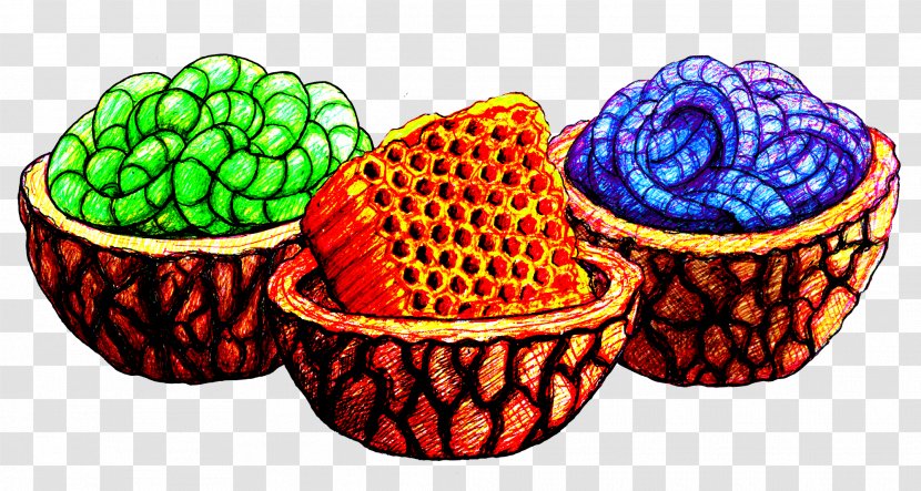 Baking Cup Basket Fruit - Drizzle Transparent PNG