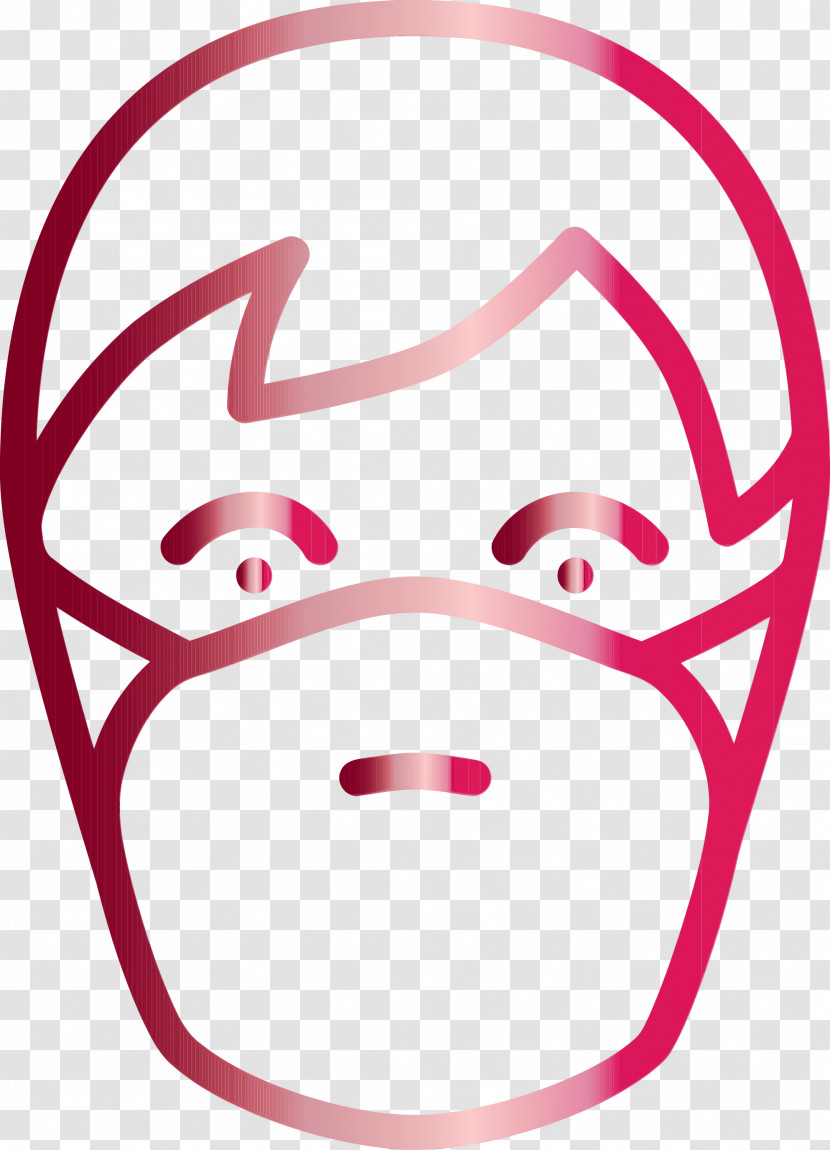 Face Head Nose Pink Cheek Transparent PNG