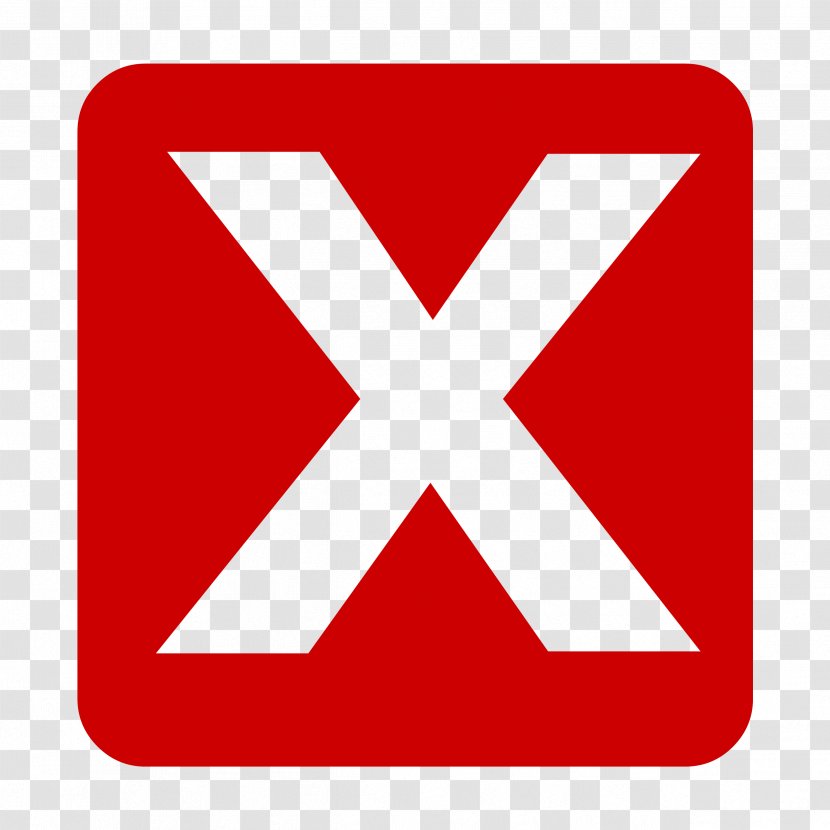 X Button. - Germany - Sign Transparent PNG